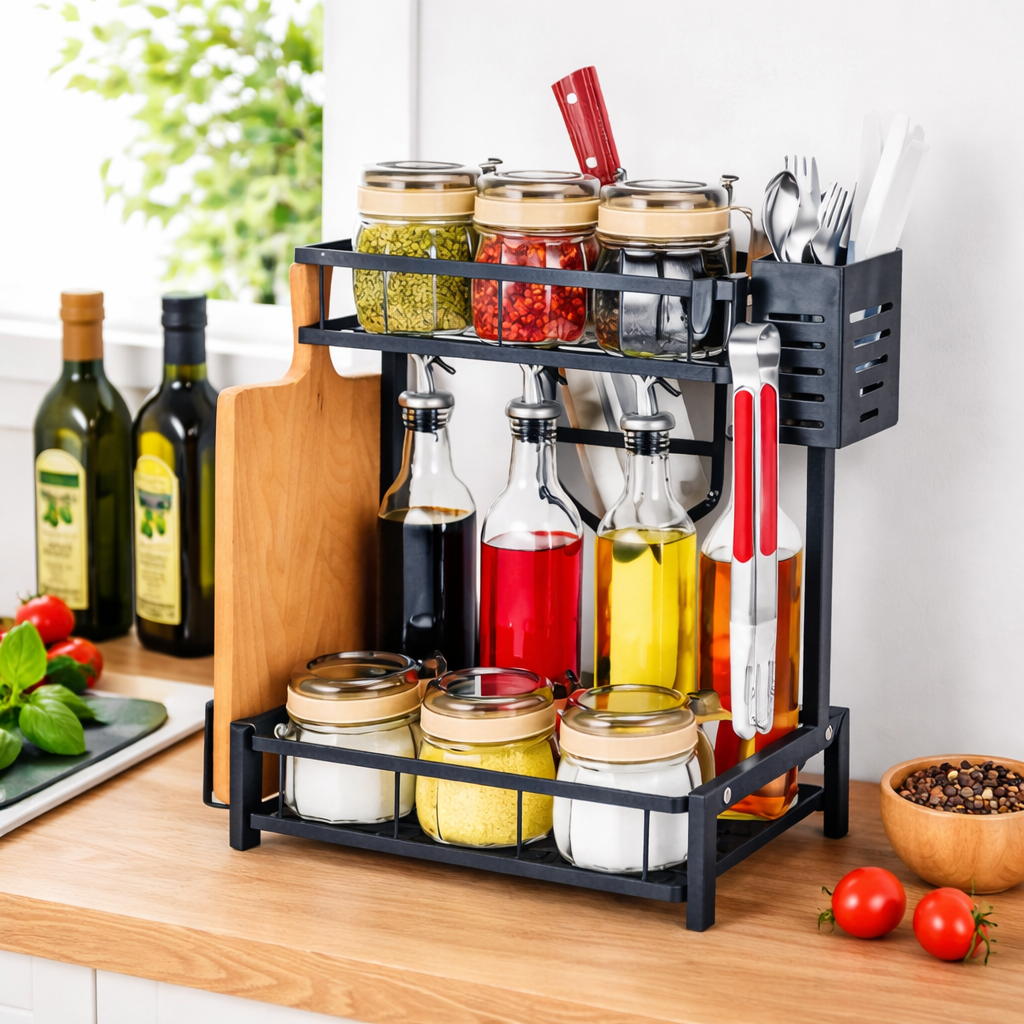 Kitchen storage rack