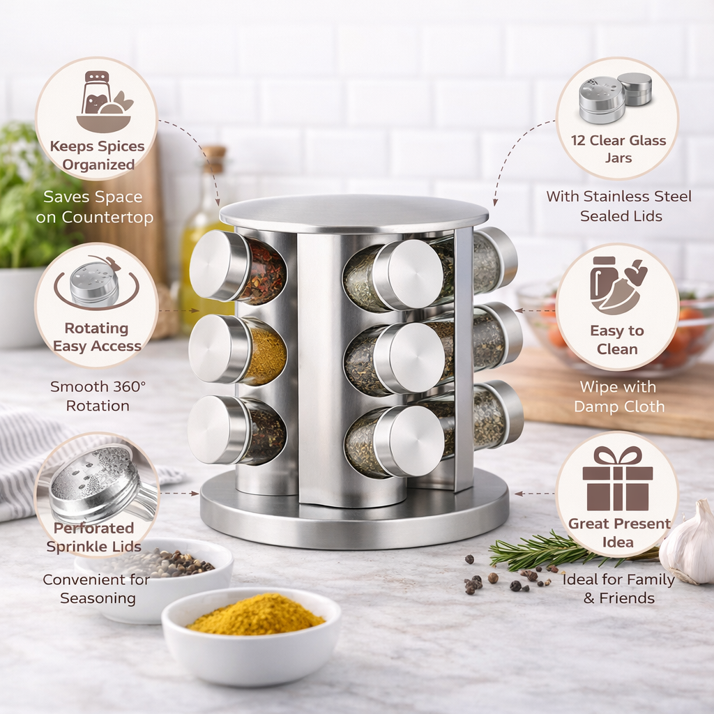 Steel Spice rack