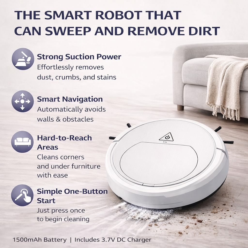 Smart robot Vacuum cleaner
