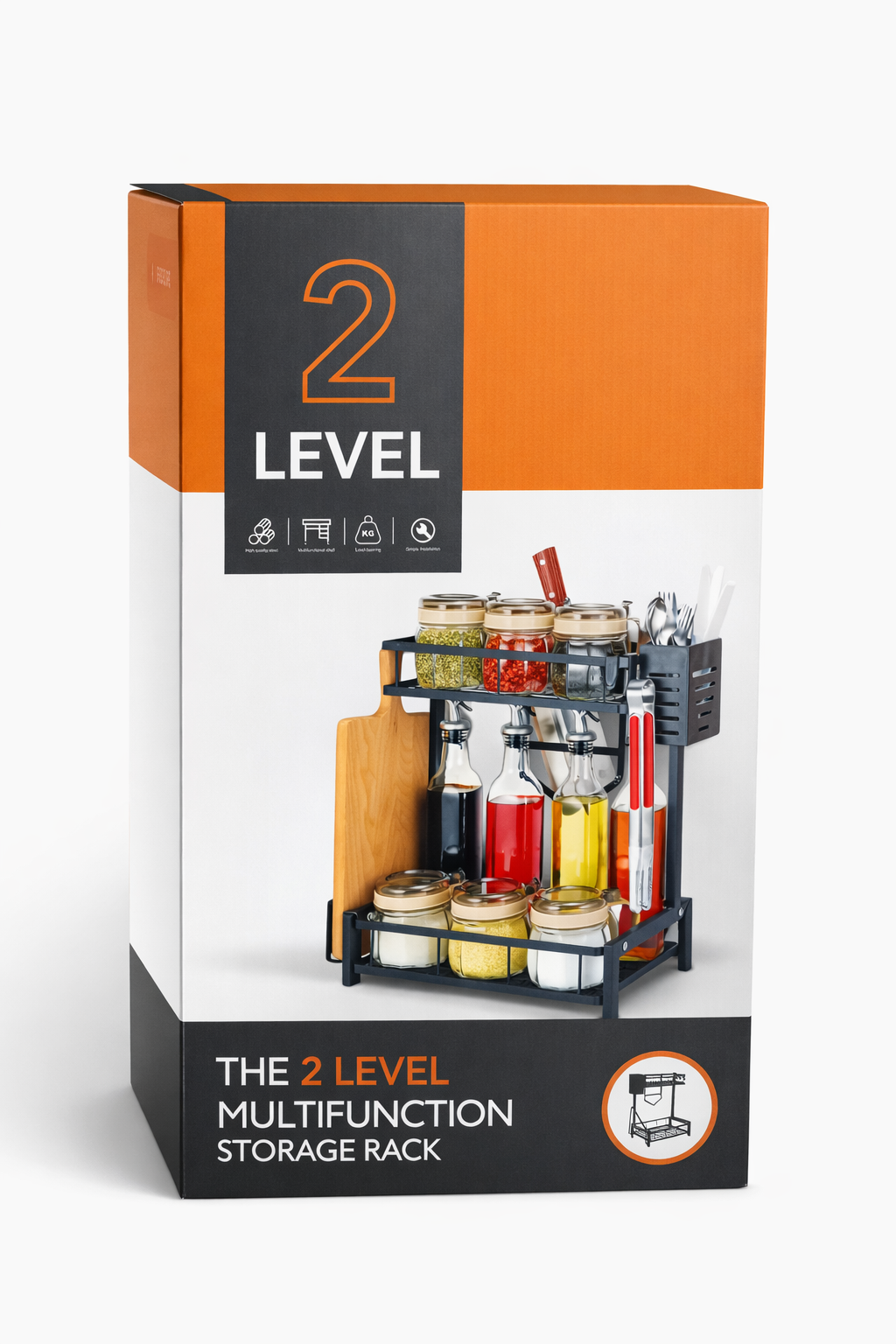 Kitchen storage rack